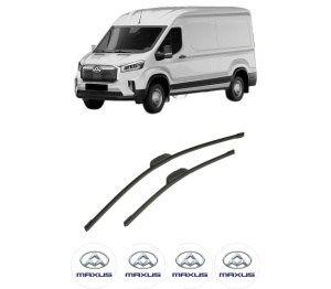 Set stergatoare auto MAXUS eDELIVER 9 Van din 2020, pentru parbriz auto, 2 bucati, Bosch Aerotwin Retrofit, din cauciuc siliconat rezistent, 4 Stickere Auto MAXUS - Img 2