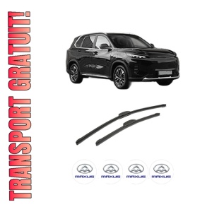 Set stergatoare auto MAXUS EUNIQ 6 din 2020, pentru parbriz auto, 2 bucati, Bosch Aerotwin Retrofit, din cauciuc siliconat rezistent, 4 Stickere Auto MAXUS