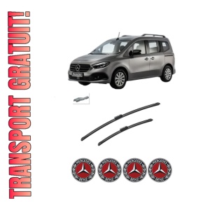 Set stergatoare auto MERCEDES-BENZ CITAN Box Body/MPV (W420) din 2021-2022, pentru parbriz auto, 2 bucati, Bosch Aerotwin, din cauciuc siliconat rezistent, 4 Stickere Auto MERCEDES-BENZ