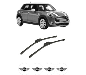 Set stergatoare auto MINI MINI (F55) din 2013-2017, pentru parbriz auto, 2 bucati, Bosch Aerotwin Retrofit, din cauciuc siliconat rezistent, 4 Stickere Auto MINI - Img 2