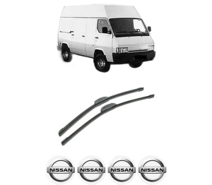 Set stergatoare auto NISSAN TRADE Van din 1996-2000, pentru parbriz auto, 2 bucati, Bosch Aerotwin Retrofit, din cauciuc siliconat rezistent, 4 Stickere Auto NISSAN - Img 2