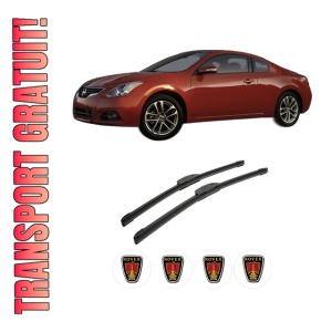 Set stergatoare auto ROVER COUPE din 1996-1999, pentru parbriz auto, 2 bucati, Bosch Aerotwin Retrofit, din cauciuc siliconat rezistent, 4 Stickere Auto ROVER