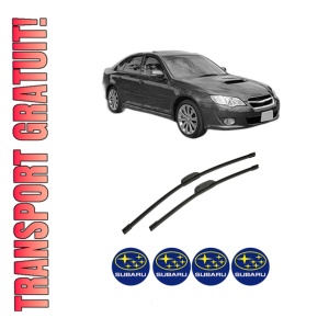 Set stergatoare auto SUBARU LEGACY IV (BL) din 2003-2009, pentru parbriz auto, 2 bucati, Bosch Aerotwin Retrofit, din cauciuc siliconat rezistent, 4 Stickere Auto SUBARU