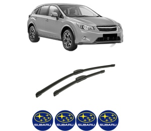 Set stergatoare auto SUBARU XV (_GP_) din 2012-2017, pentru parbriz auto, 2 bucati, Bosch Aerotwin Retrofit, din cauciuc siliconat rezistent, 4 Stickere Auto SUBARU - Img 2
