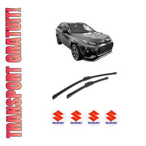 Set stergatoare auto SUZUKI ACROSS (A5Z_) din 2020, pentru parbriz auto, 2 bucati, Bosch Aerotwin Retrofit, din cauciuc siliconat rezistent, 4 Stickere Auto SUZUKI