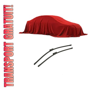 Set stergatoare auto ZEEKR 1 din 2018-2024, pentru parbriz auto, 2 bucati, Bosch Aerotwin, din cauciuc siliconat rezistent, 4 Stickere Auto ZEEKR