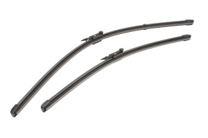 Set stergatoare BMW Seria 4 Coupe (F32, F82) din 2013-2020, pentru parbriz auto, 2 bucati, Valeo Silencio Xtrm, din cauciuc siliconat rezistent, 4 Stickere Auto BMW Seria v36643