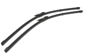 Set stergatoare BMW Seria 6 (E63) din 2003-2010, pentru parbriz auto, 2 bucati, Valeo Silencio Xtrm, din cauciuc siliconat rezistent, 4 Stickere Auto BMW Seria v40543