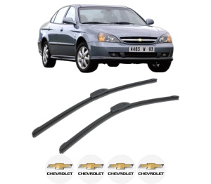 Set stergatoare CHEVROLET EVANDA din 2005, pentru parbriz auto, 2 bucati, Bosch Aerotwin Retrofit, din cauciuc siliconat rezistent, 4 Stickere Auto CHEVROLET v46996
