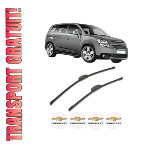 Set stergatoare CHEVROLET ORLANDO (J309) din 2011-2015, pentru parbriz auto, 2 bucati, Bosch Aerotwin Retrofit, din cauciuc siliconat rezistent, 4 Stickere Auto CHEVROLET