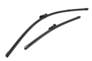 Set stergatoare CITROEN BERLINGO MULTISPACE (B9) din 2008-2021, pentru parbriz auto, 2 bucati, Valeo Silencio Xtrm, din cauciuc siliconat rezistent, 4 Stickere Auto CITROEN - Img 2