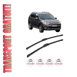 Set stergatoare CITROEN C-CROSSER Van (VU_) din 2007, pentru parbriz auto, 2 bucati, Bosch Aerotwin Retrofit, din cauciuc siliconat rezistent, 4 Stickere Auto CITROEN