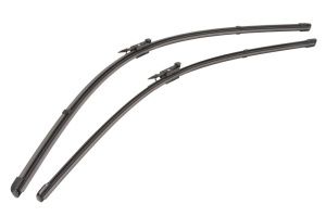 Set stergatoare CITROEN C4 I (LC_) din 2004-2011, pentru parbriz auto, 2 bucati, Valeo Silencio Xtrm, din cauciuc siliconat rezistent, 4 Stickere Auto CITROEN v40363