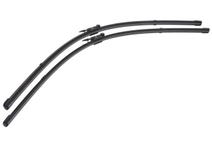 Set stergatoare FORD USA EDGE din 2014-2021, pentru parbriz auto, 2 bucati, Valeo Silencio, din cauciuc siliconat rezistent, 4 Stickere Auto FORD USA v35695