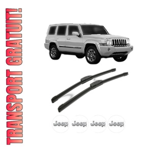 Set stergatoare JEEP COMMANDER VAN (XH) din 2005, pentru parbriz auto, 2 bucati, Bosch Aerotwin Retrofit, din cauciuc siliconat rezistent, 4 Stickere Auto JEEP