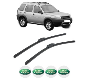 Set stergatoare LAND ROVER FREELANDER I (L314) din 1998-2001, pentru parbriz auto, 2 bucati, Bosch Aerotwin Retrofit, din cauciuc siliconat rezistent, 4 Stickere Auto LAND ROVER v46746