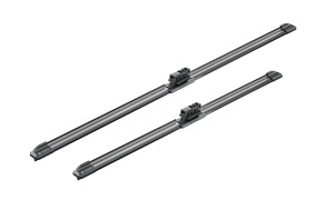 Set stergatoare MERCEDES-BENZ A-CLASS Saloon (V177) din 2018-2022, pentru parbriz auto, 2 bucati, Bosch Aerotwin, din cauciuc siliconat rezistent, 4 Stickere Auto MERCEDES-BENZ v50035