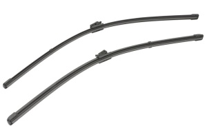 Set stergatoare MERCEDES-BENZ AMG GT (X290) din 2018-2022, pentru parbriz auto, 2 bucati, Valeo Silencio, din cauciuc siliconat rezistent, 4 Stickere Auto MERCEDES-BENZ v37063