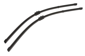 Set stergatoare MERCEDES-BENZ SL (R230) din 2001-2012, pentru parbriz auto, 2 bucati, Valeo Silencio, din cauciuc siliconat rezistent, 4 Stickere Auto MERCEDES-BENZ v35839