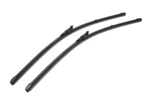 Set stergatoare MERCEDES-BENZ SLK (R171) din 2004-2011, pentru parbriz auto, 2 bucati, Valeo Silencio Xtrm, din cauciuc siliconat rezistent, 4 Stickere Auto MERCEDES-BENZ v40171