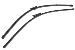 Set stergatoare MERCEDES-BENZ VIANO (W639) din 2003-2014, pentru parbriz auto, 2 bucati, Valeo Silencio Xtrm, din cauciuc siliconat rezistent, 4 Stickere Auto MERCEDES-BENZ v40015