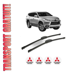 Set stergatoare MITSUBISHI PAJERO SPORT III (KS_) din 2015, pentru parbriz auto, 2 bucati, Bosch Aerotwin Retrofit, din cauciuc siliconat rezistent, 4 Stickere Auto MITSUBISHI