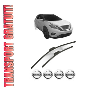 Set stergatoare NISSAN MURANO III (Z52_) din 2016, pentru parbriz auto, 2 bucati, Bosch Aerotwin Retrofit, din cauciuc siliconat rezistent, 4 Stickere Auto NISSAN