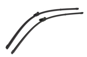 Set stergatoare OPEL AMPERA-E (F17) din 2017-2019, pentru parbriz auto, 2 bucati, Valeo Silencio Xtrm, din cauciuc siliconat rezistent, 4 Stickere Auto OPEL v35779