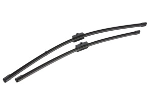 Set stergatoare OPEL ASTRA H GTC (A04) din 2005-2010, pentru parbriz auto, 2 bucati, Valeo Silencio Xtrm, din cauciuc siliconat rezistent, 4 Stickere Auto OPEL v38863