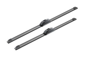Set stergatoare PEUGEOT 4008 din 2012, pentru parbriz auto, 2 bucati, Bosch Aerotwin Retrofit, din cauciuc siliconat rezistent, 4 Stickere Auto PEUGEOT v40912