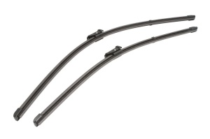 Set stergatoare PEUGEOT BOXER Van din 2006-2023, pentru parbriz auto, 2 bucati, Valeo Silencio Xtrm, din cauciuc siliconat rezistent, 4 Stickere Auto PEUGEOT v39199