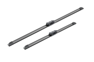 Set stergatoare RENAULT GRAND KANGOO III MPV din 2024, pentru parbriz auto, 2 bucati, Bosch Aerotwin, din cauciuc siliconat rezistent, 4 Stickere Auto RENAULT v49388