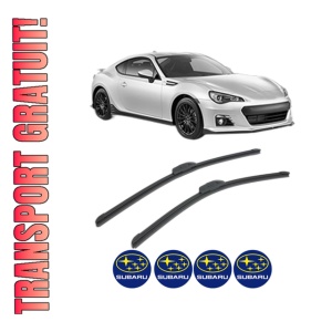 Set stergatoare SUBARU BRZ (ZC6) din 2012, pentru parbriz auto, 2 bucati, Bosch Aerotwin Retrofit, din cauciuc siliconat rezistent, 4 Stickere Auto SUBARU