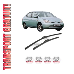 Set stergatoare TOYOTA PRIUS Saloon (_W1_) din 2000-2003, pentru parbriz auto, 2 bucati, Bosch Aerotwin Retrofit, din cauciuc siliconat rezistent, 4 Stickere Auto TOYOTA