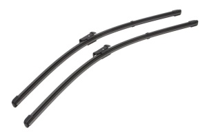 Set stergatoare Volkswagen BEETLE (5C1, 5C2) din 2011-2019, pentru parbriz auto, 2 bucati, Valeo Silencio Xtrm, din cauciuc siliconat rezistent, 4 Stickere Auto Volkswagen v37135