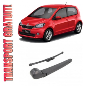 Skoda Citigo Brat stergator pentru luneta spate cu lamela 260 mm, compatibil cu Skoda Citigo Hatchback fabricat intre 2011-2019, calitate extra
