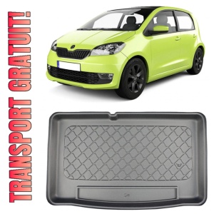 Skoda Citigo-E IV Hatchback din 09.2019 - Prezent, Tavita Pentru Portbagaj Lux Premium Dedicata, Portbagaj Inferior *1