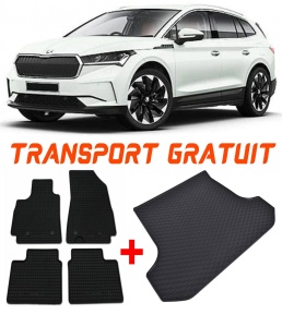 Skoda Enyaq Set Covorase + tavita portbagaj auto Skoda Enyaq iV fabricatie 04.2021 - 01.2022, caroserie suv, portbagaj inferior si superior accesorii pentru autoturismul tau - masina v792