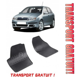 Skoda Fabia I, Hatchback, fabricat din 2000 - 2007, 2 Locuri, set covorase auto dedicate, din cauciuc 100% Premium - Transport Gratuit