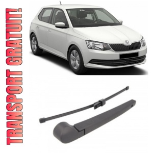 Skoda Fabia III Brat stergator pentru luneta spate cu lamela 350 mm, compatibil cu Skoda Fabia III Hatchback fabricat intre 2014-2021, calitate extra