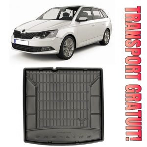 Skoda Fabia III Combi din 11.2014 - Prezent, Tavita Pentru Portbagaj Lux Premium Dedicata, Portbagaj Inferior *2