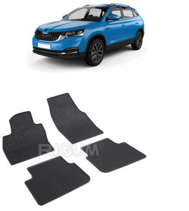 Skoda Kamiq, Suv, fabricat din 09.2019 - Prezent, set covorase auto dedicate, din cauciuc 100% Premium accesorii pentru autoturismul tau - masina v157035