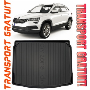 Skoda Karoq din 2017 - Prezent Suv Portbagaj Inferior, Tavita Pentru Portbagaj Lux Premium Dedicata, Roata Rezerva Ingusta *3