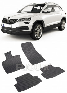 Skoda Karoq, fabricat din 2017 - Prezent, Suv, set covorase auto dedicate, din cauciuc 100% Premium accesorii pentru autoturismul tau - masina v153696