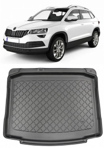 Skoda Karoq Suv din 2017 - Prezent, Tavita Pentru Portbagaj Lux Premium Dedicata, Portbagaj Inferior Roata Rezerva Ingusta *1 accesorii pentru autoturismul tau - masina v191838