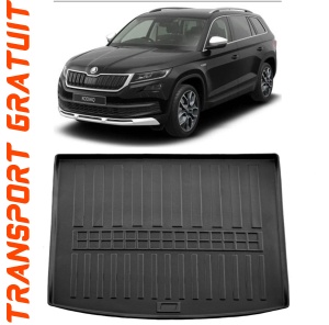 Skoda Kodiaq 5 Locuri (2016-prezent) Tavita cauciuc pentru protectie portbagaj accesorii pentru autoturismul tau - masina v225876