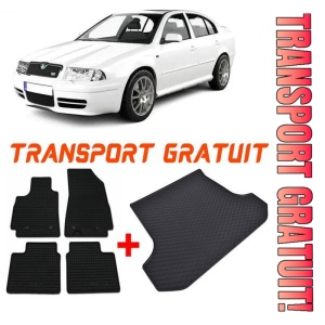 Skoda Octavia I din 1998 - 2004 Hatchback *1 , Set Covorase + tavita portbagaj auto