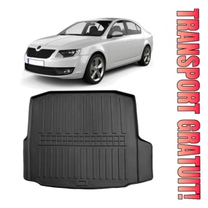 Skoda Octavia III (A7) Liftback. Fara Subwoofer (2013-2020) Tavita cauciuc pentru protectie portbagaj dedicata pentru SKODA Octavia III Transport Gratuit