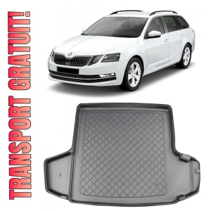 Skoda Octavia III Combi din 05.2013 - 05.2020, Tavita Pentru Portbagaj Lux Premium Dedicata, Portbagaj Superior *1