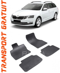 Skoda Octavia III fabricat din 05.2013 - 05.2020, Combi, set covorase auto dedicate, din cauciuc 100% Premium accesorii pentru autoturismul tau - masina v151039
